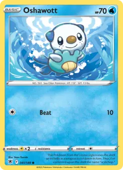 Pokémon-Karte Oshawott 041/189