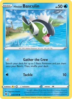 Pokémon-Karte Hisuian Basculin 043/189