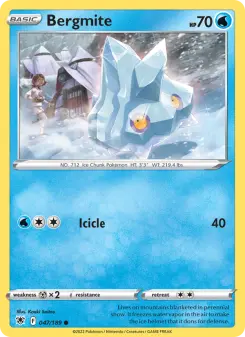 Pokémon-Karte Bergmite 047/189