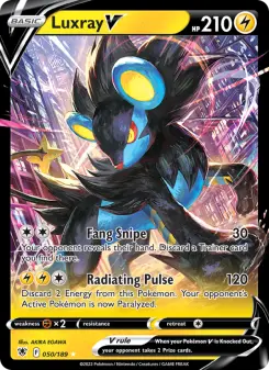 Pokémon-Karte Luxray V 050/189
