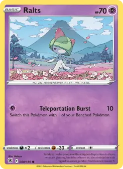 Pokémon-Karte Ralts 060/189