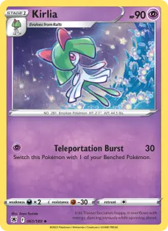 Pokémon-Karte Kirlia 061/189