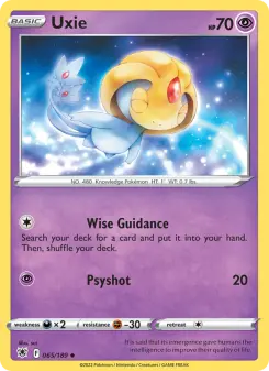 Pokémon-Karte Uxie 065/189