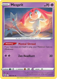 Pokémon-Karte Mesprit 066/189