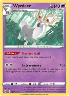 Pokémon-Karte Wyrdeer 069/189
