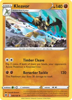 Pokémon-Karte Kleavor 086/189
