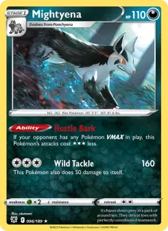 Pokémon-Karte Mightyena 096/189