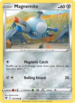 Pokémon-Karte Magnemite 105/189