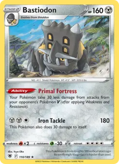 Pokémon-Karte Bastiodon 110/189