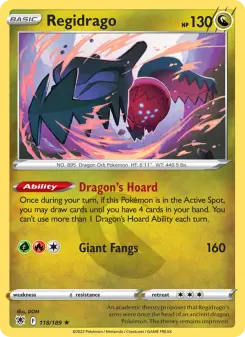 Pokémon-Karte Regidrago 118/189