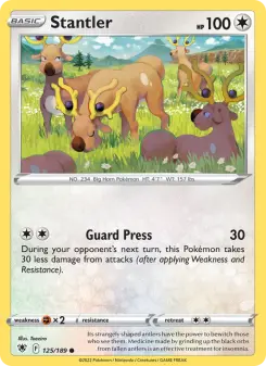 Pokémon-Karte Stantler 125/189