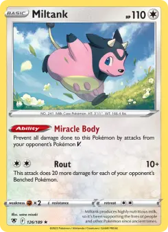 Pokémon-Karte Miltank 126/189