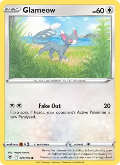 Pokémon-Karte Glameow 127/189