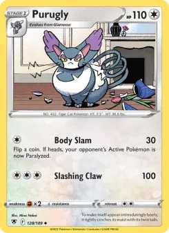 Pokémon-Karte Purugly 128/189