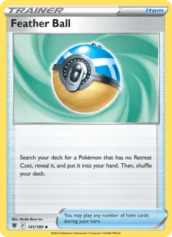 Pokémon-Karte Feather Ball 141/189