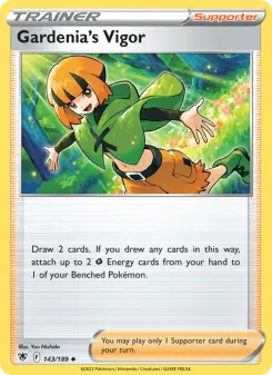 Pokémon-Karte Gardenia's Vigor 143/189