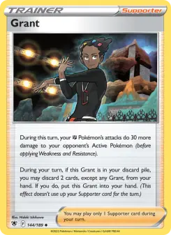 Pokémon-Karte Grant 144/189
