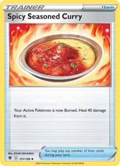 Pokémon-Karte Spicy Seasoned Curry 151/189