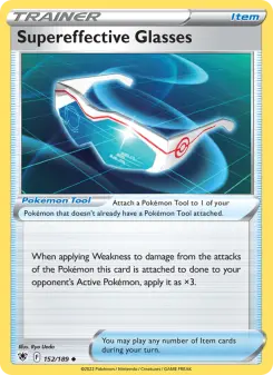 Pokémon-Karte Supereffective Glasses 152/189