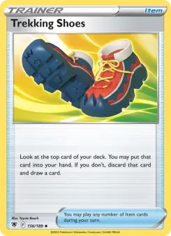Pokémon-Karte Trekking Shoes 156/189