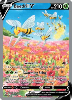 Pokémon-Karte Beedrill V 161/189