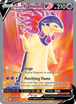 Pokémon-Karte Hisuian Typhlosion V 169/189