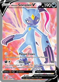 Pokémon-Karte Hisuian Sneasler V 174/189