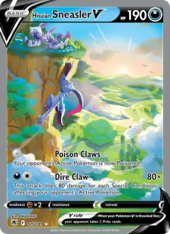 Pokémon-Karte Hisuian Sneasler V 175/189