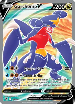 Pokémon-Karte Garchomp V 178/189