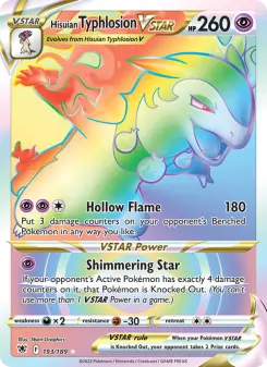 Pokémon-Karte Hisuian Typhlosion VSTAR 193/189