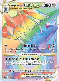 Pokémon-Karte Origin Forme Dialga VSTAR 198/189