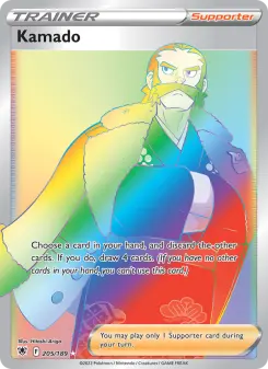 Pokémon-Karte Kamado 205/189