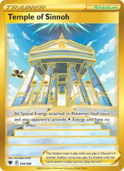 Pokémon-Karte Temple of Sinnoh 214/189