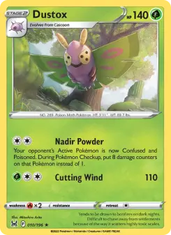 Pokémon-Karte Dustox 010/196