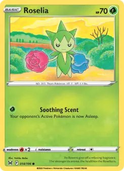 Pokémon-Karte Roselia 014/196