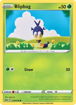 Pokémon-Karte Blipbug 018/196
