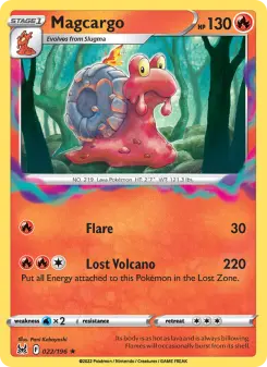 Pokémon-Karte Magcargo 022/196