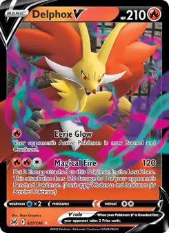 Pokémon-Karte Delphox V 027/196