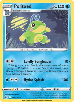 Pokémon-Karte Politoed 032/196
