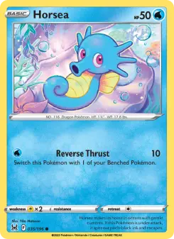 Pokémon-Karte Horsea 035/196