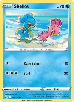 Pokémon-Karte Shellos 039/196