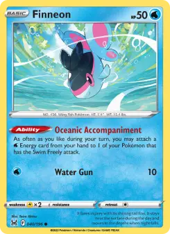 Pokémon-Karte Finneon 040/196
