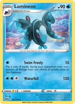 Pokémon-Karte Lumineon 041/196