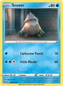Pokémon-Karte Snover 042/196