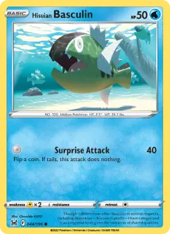 Pokémon-Karte Hisuian Basculin 044/196