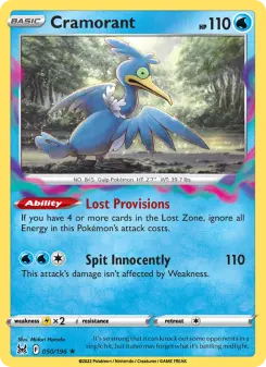 Pokémon-Karte Cramorant 050/196