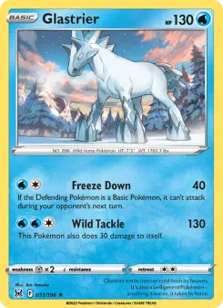 Pokémon-Karte Glastrier 051/196