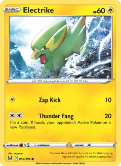 Pokémon-Karte Electrike 054/196