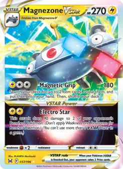Pokémon-Karte Magnezone VSTAR 057/196