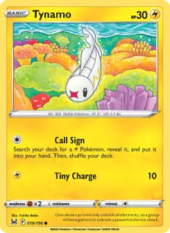 Pokémon-Karte Tynamo 059/196